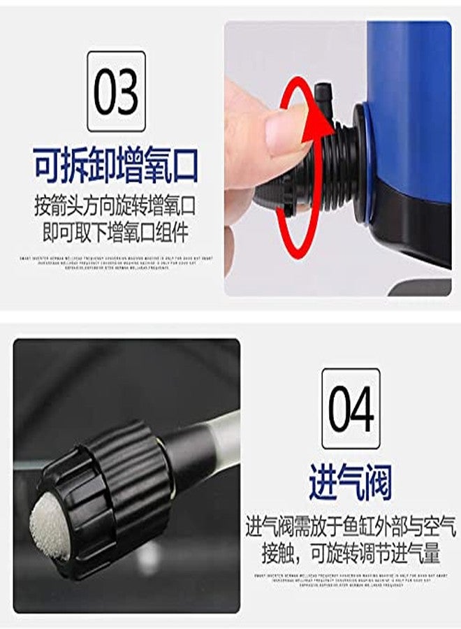 VAYINATO Sun-Sun JQP Series 3 in 1 Aquarium Submersible Internal Pump & Filter (JQP-500F | 5W | 500L/H |) - Image 3